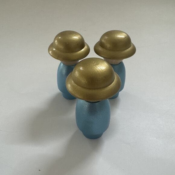 Rare Janod of France Wooden Fire Truck & Firefighters Building Toy READ - Picture 3 of 16